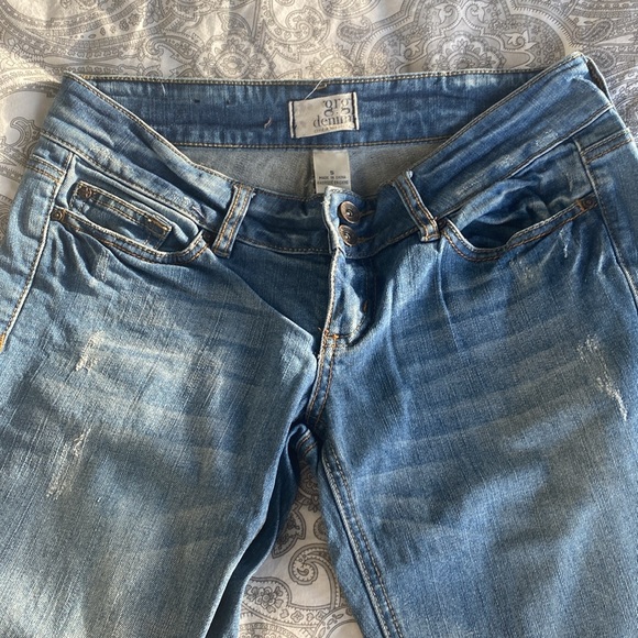 Garage denim low rise flares - Picture 2 of 6